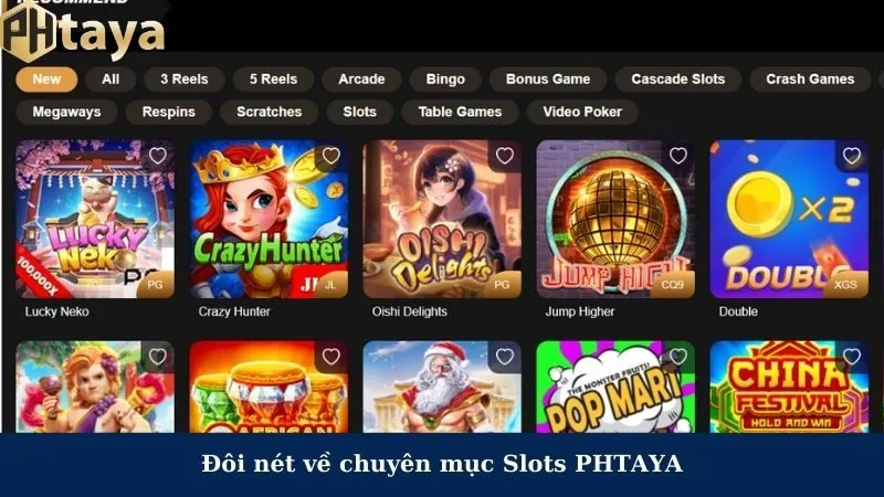 Đôi nét thông tin về chuyên mục Slots PHTAYA trực tuyến